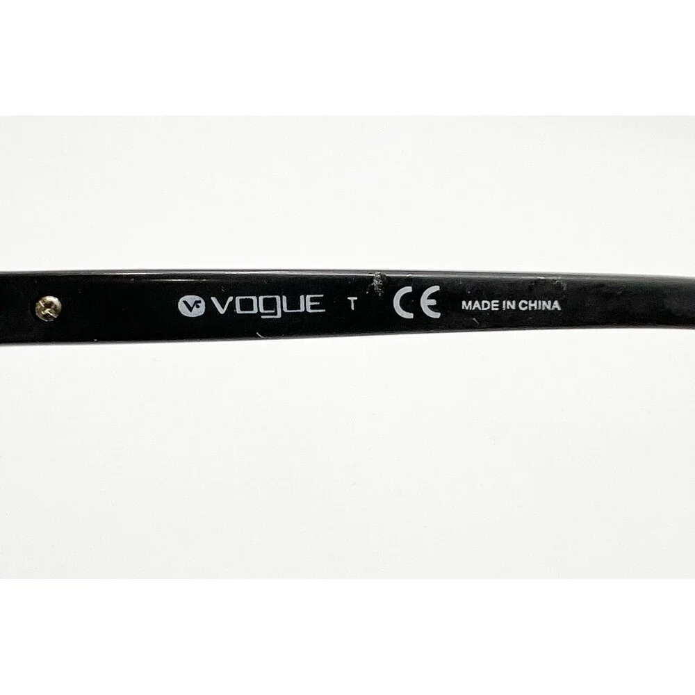 Vogue Eyeglasses Womens Black Rhinestone VO 3694-B 352 52-17-135 52mm